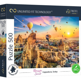 TREFL Puzzle UFT Romantic Sunset: Kappadokie, Turecko 500 dílků