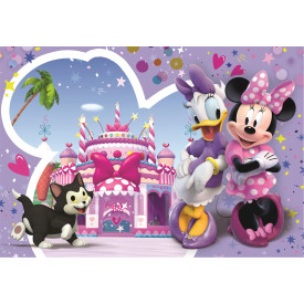 CLEMENTONI Puzzle Myška Minnie: Dort k narozeninám 30 dílků