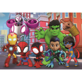 CLEMENTONI Puzzle Spidey a jeho úžasní přátelé MAXI 24 dílků