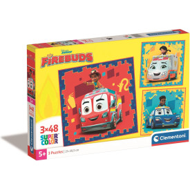 CLEMENTONI Puzzle Autoparta 3x48 dílků
