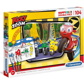 CLEMENTONI Oboustranné puzzle Ricky Zoom 104 dílků