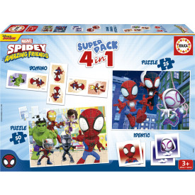 EDUCA Soubor her Spidey a jeho úžasní přátelé 4v1