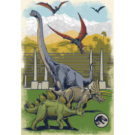 DINO Puzzle Jurský svět 48 dílků