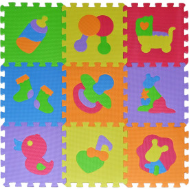 Pěnové puzzle Hračky (28x28)