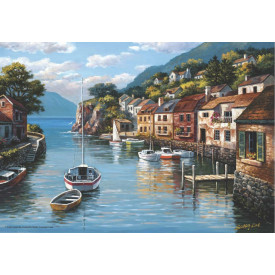 ANATOLIAN Puzzle Vesnice na vodě 500 dílků