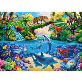 CASTORLAND Puzzle Divoká příroda 260 dílků
