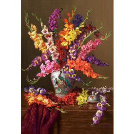 CASTORLAND Puzzle Mečíky v čínské váze 1000 dílků