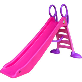DOHÁNY Dětská skluzavka 200cm růžová
