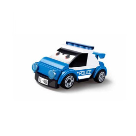 Sluban Power Bricks M38-B1072G Natahovací autíčko s očima Policie
