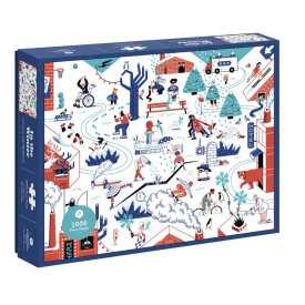 Chronicle Books Puzzle V zimě 1000 dílků
