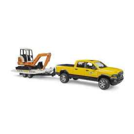 Bruder Terénní servisní auto RAM s minibagrem