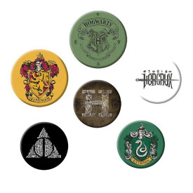 Sada placek Harry Potter (6 ks)