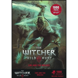 Puzzle Zaklínač 3: Divoký hon - Ciri and the Wolves, 1000 dílků