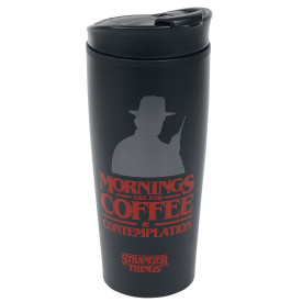 Cestovní hrnek Stranger Things - Coffee and Contemplation