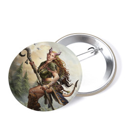 Placka Jeskyně a draci - Tiefling druidka