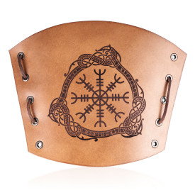 Kožený nátepník Viking - Aegishjalmur