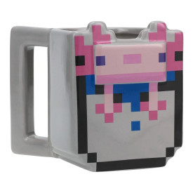 Hrnek Minecraft - Axolotl 3D