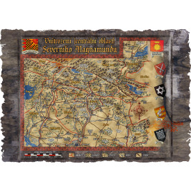 Mapa vnitrozemí Severního Magnamundu