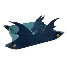 Kožený Dice Tray - Drak