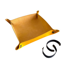 Kožený rolovací Dice Tray barevný