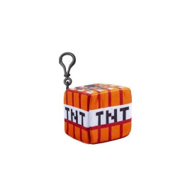 Plyšák s klipem Minecraft - TNT, 8 cm