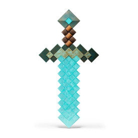 Replika Minecraft - Diamantový meč se stojanem
