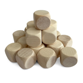 Dřevěná hrací kostka (3ks)