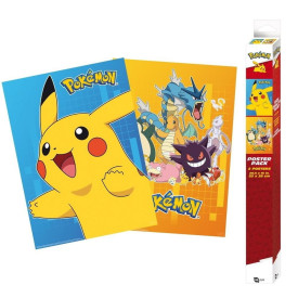 Sada plakátů - Pokémon (2 ks)