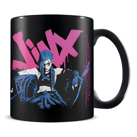 Hrnek League of Legends - Jinx, černý