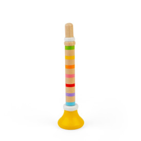 Bigjigs Toys Trumpetka 1 ks žlutá