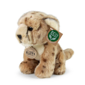 Rappa Plyšový gepard sedící 18 cm ECO-FRIENDLY