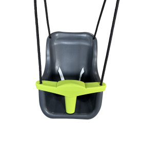 2Kids Toys Plastová baby houpačka tmavě šedá