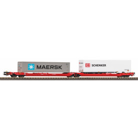 Piko Kontejnerový vagón T3000e s 1 návěsem PNO a 1 40´ kontejnerem Maersk - 24619