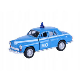 Welly Warszawa 224 POLICJA 1:34 modrá