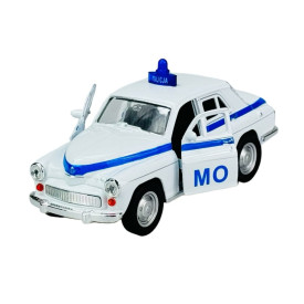 Welly Warszawa 224 POLICJA 1:34 bílá