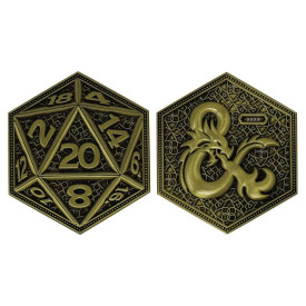 Sběratelská mince Dungeons & Dragons D20
