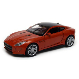 Welly Jaguar F-Type Coupe 1:34 tmavě oranžový