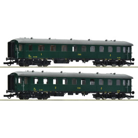 Roco Sada 2 ks rychlíkových vozů ČSD - 6200037