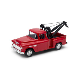 Welly 1955 Chevy Stepside Tow Truck 1:34 bílý