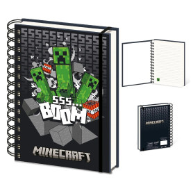 Zápisník Minecraft 3D - Boom
