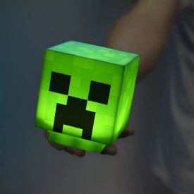 Lampa Minecraft - Creeper