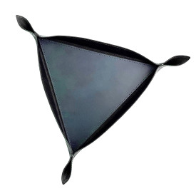 Kožený trojúhelníkový Dice Tray