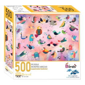 Brain Tree Puzzle Pohádkoví ptáci 500 dílků - poškozený obal