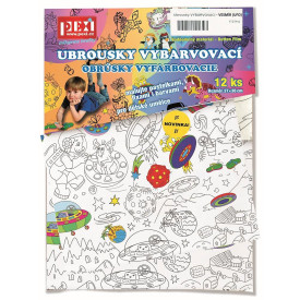 Pexi Vybarvovací ubrousky - Vesmír