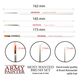 Army Painter Most Wanted Brush Set - sada štětců