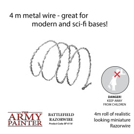 Dekorace Army Painter - Battlefield Razorwire, ostnatý drát