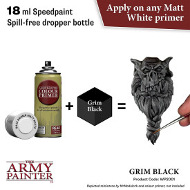 Army Painter: Speedpaint Grim Black 2.0