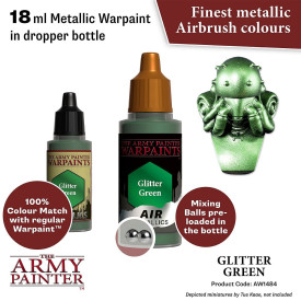Warpaints Air Metallic Glitter Green 
