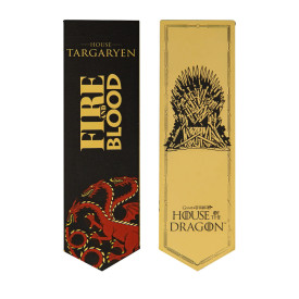 Kovová záložka House of the Dragon - Targaryen