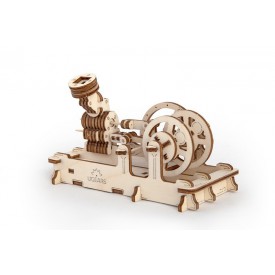 Ugears dřevěná stavebnice 3D mechanické Puzzle - Motor